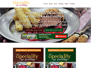 Speciality ze zvěřiny -  myslivecká kuchařka