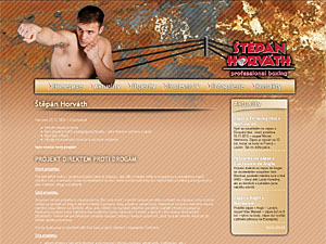 Štěpán Horváth - profesionální boxer, několikanásobný mistr ČR
